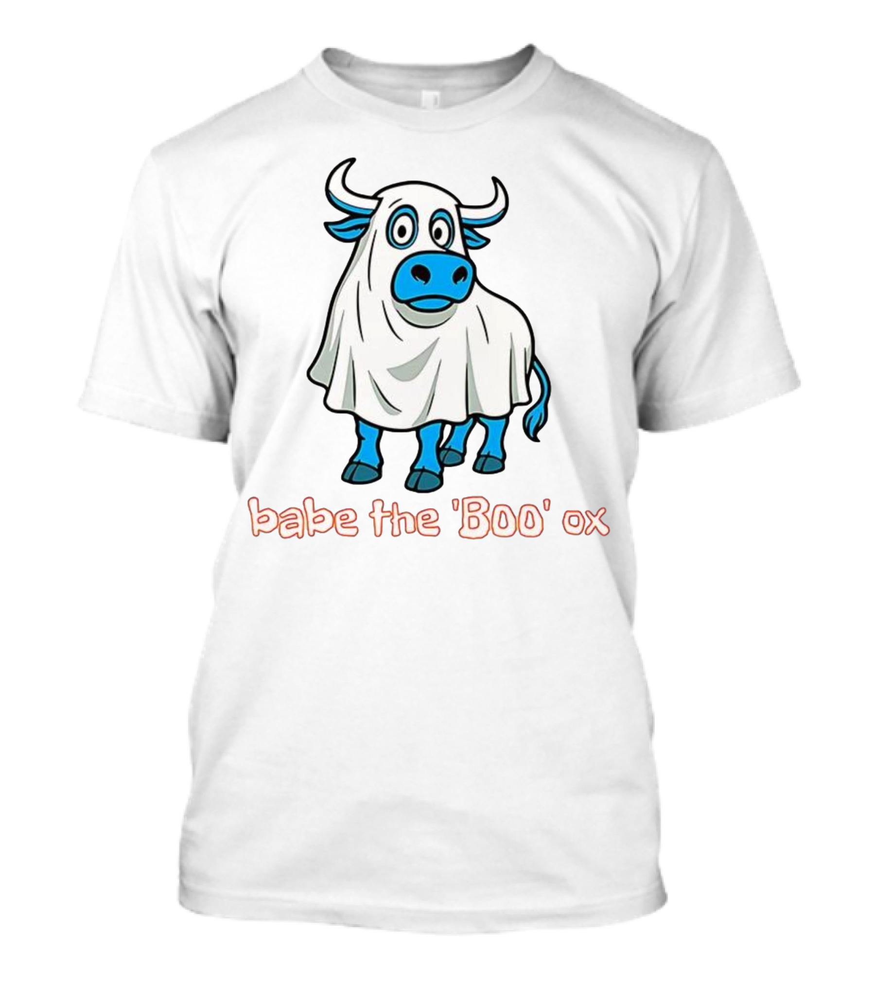 Babe The BOO Ox Ghost Cow Halloween Costume Fun T-Shirt