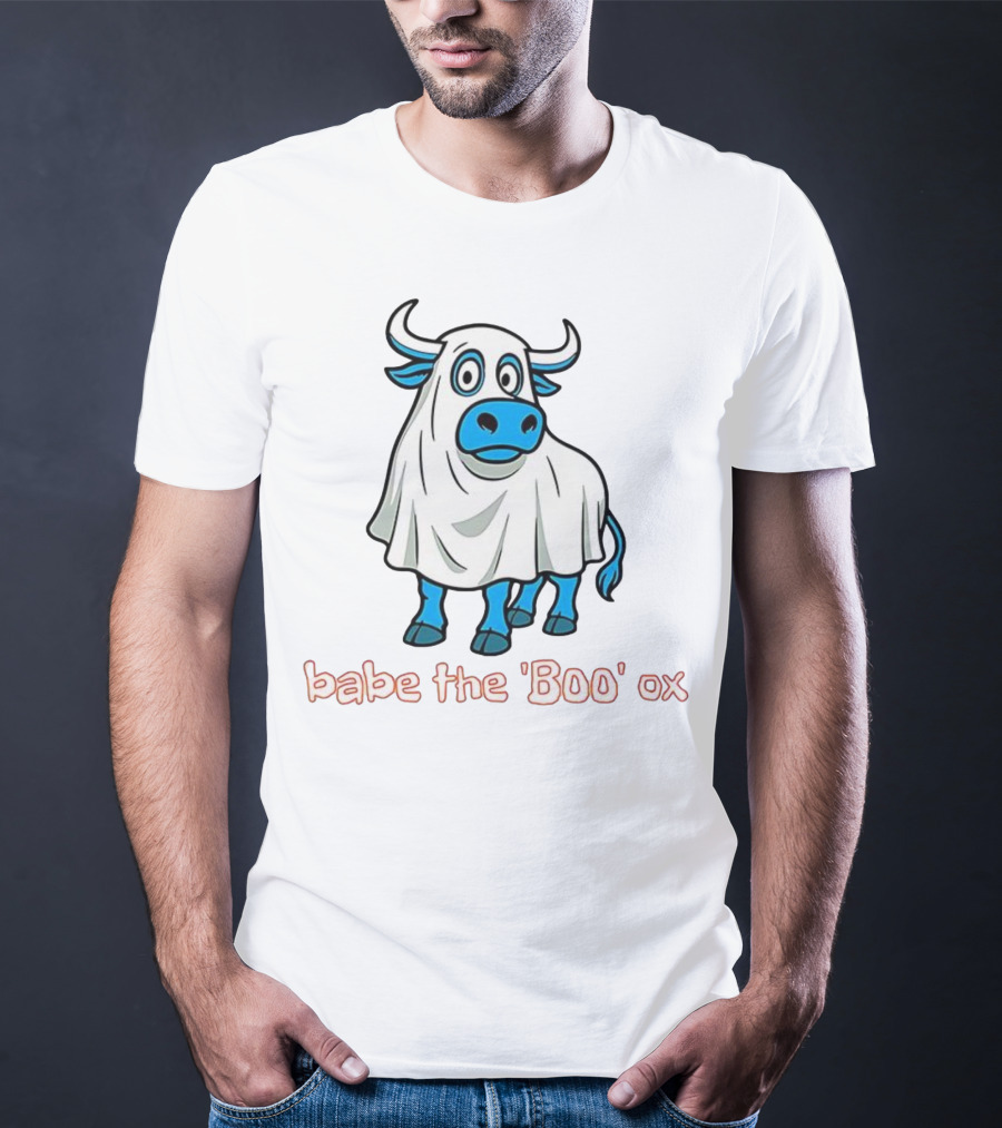 Babe The BOO Ox Ghost Cow Halloween Costume Fun T-Shirt