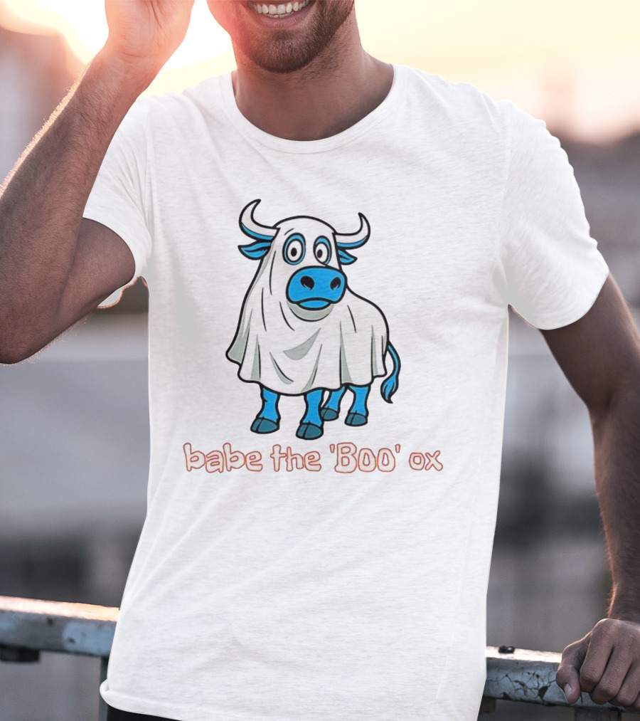Babe The BOO Ox Ghost Cow Halloween Costume Fun T-Shirt