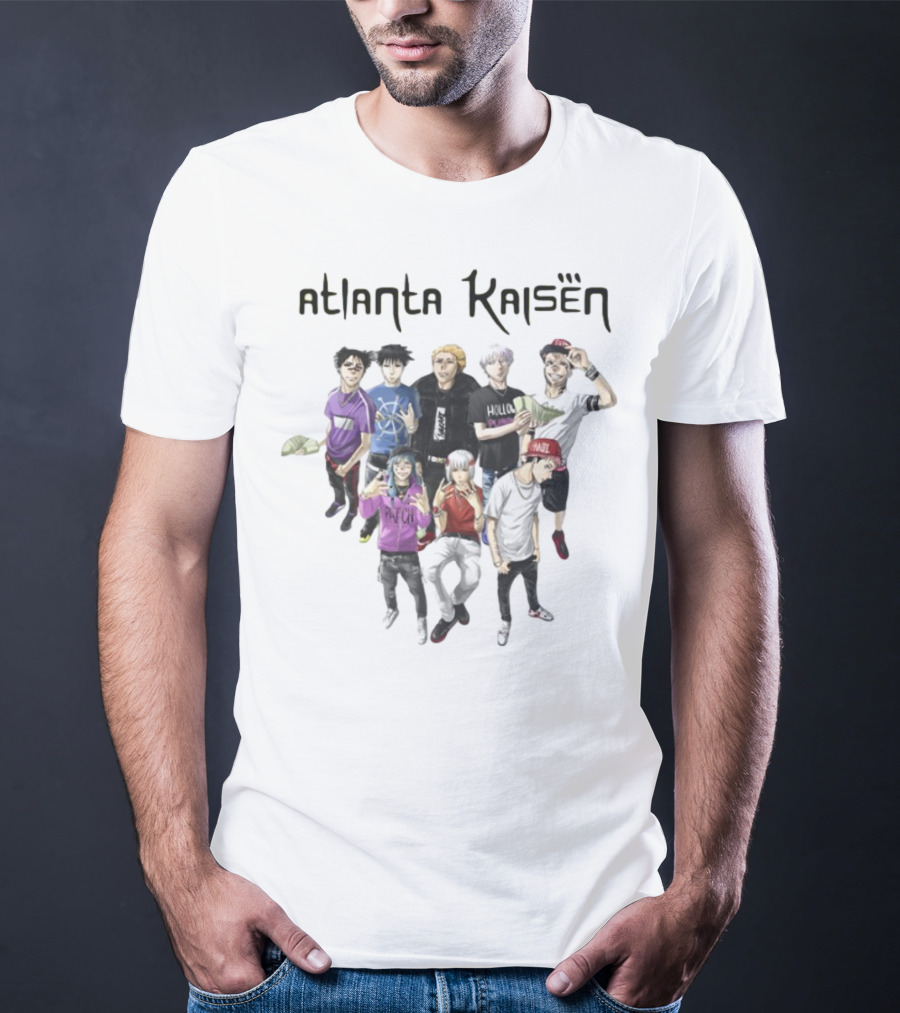 Goofyahhtees Atlanta Kaisen Anime Character Group With Fashion Styles T-Shirt