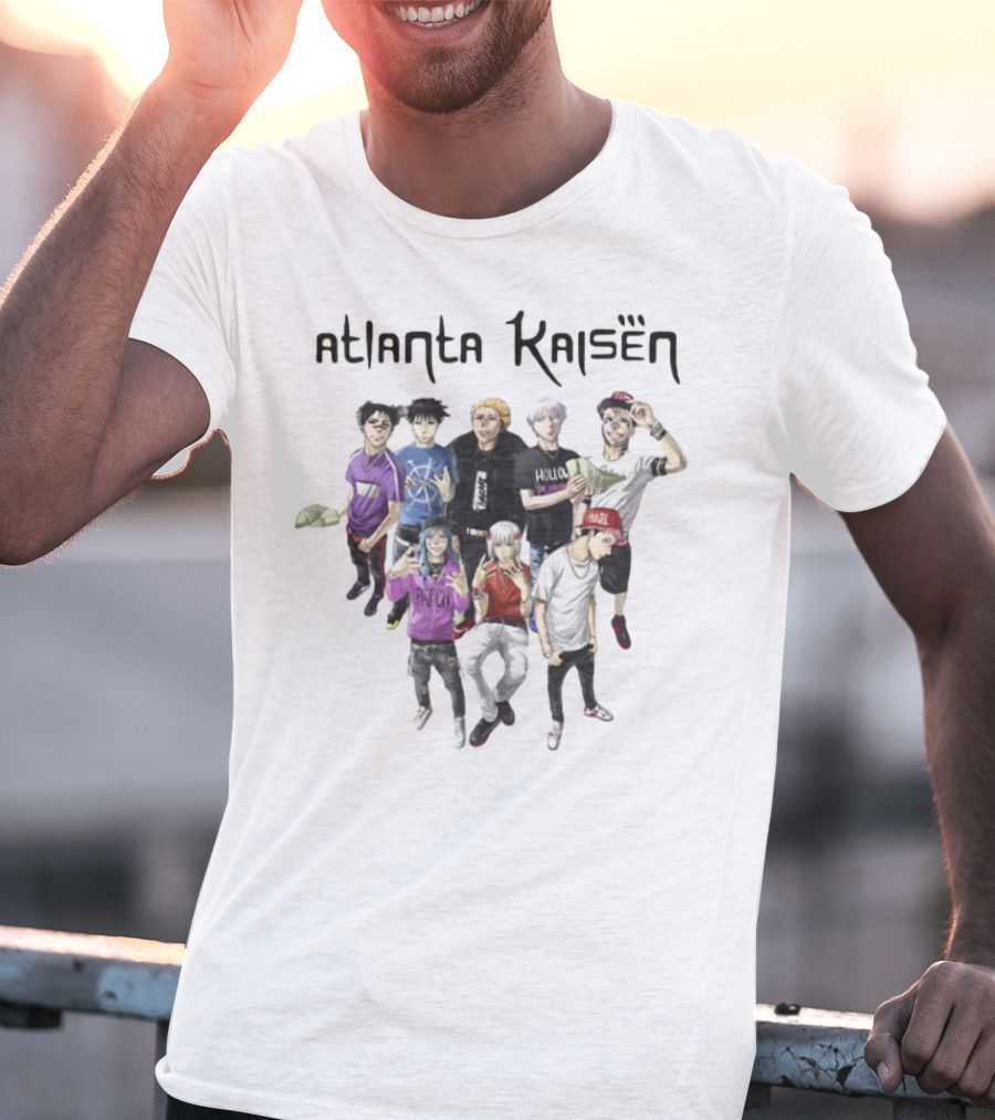 Goofyahhtees Atlanta Kaisen Anime Character Group With Fashion Styles T-Shirt
