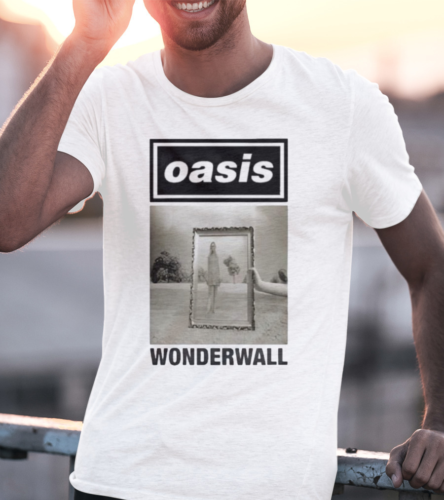 Oasis Wonderwall Single Oasisinet Visual T-Shirt