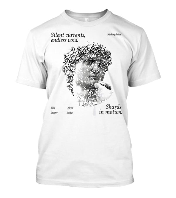 Silent Currents Endless Void Shards In Motion Vox Specter Alyn Basker Floating Debris T-Shirt