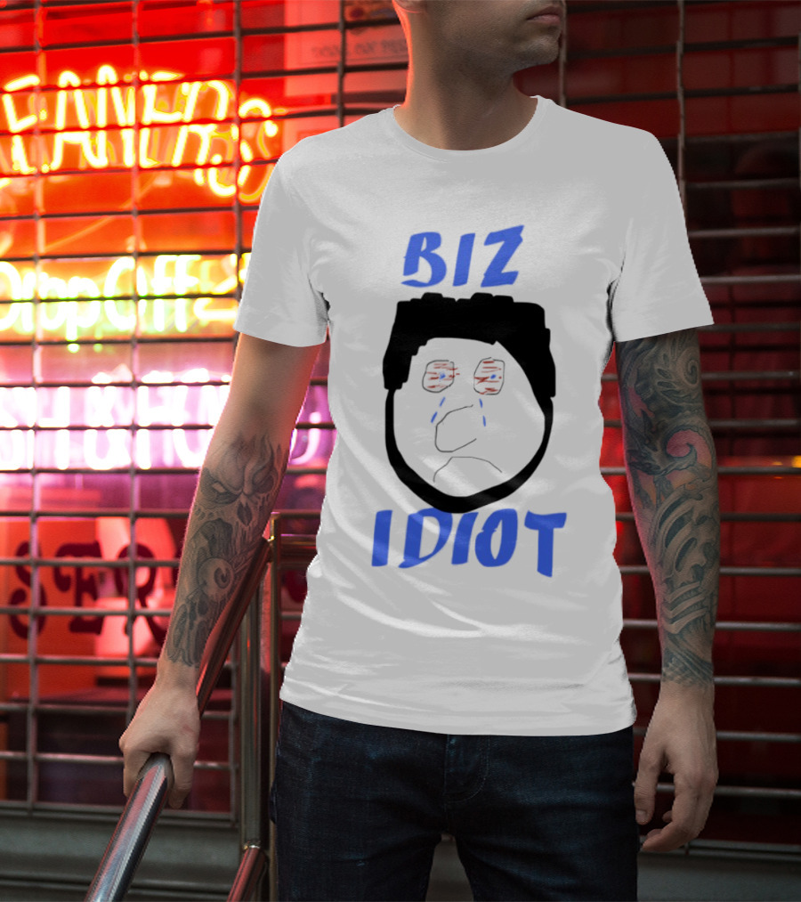 Biz Idiot Meme Renaissance Style Tears T-Shirt