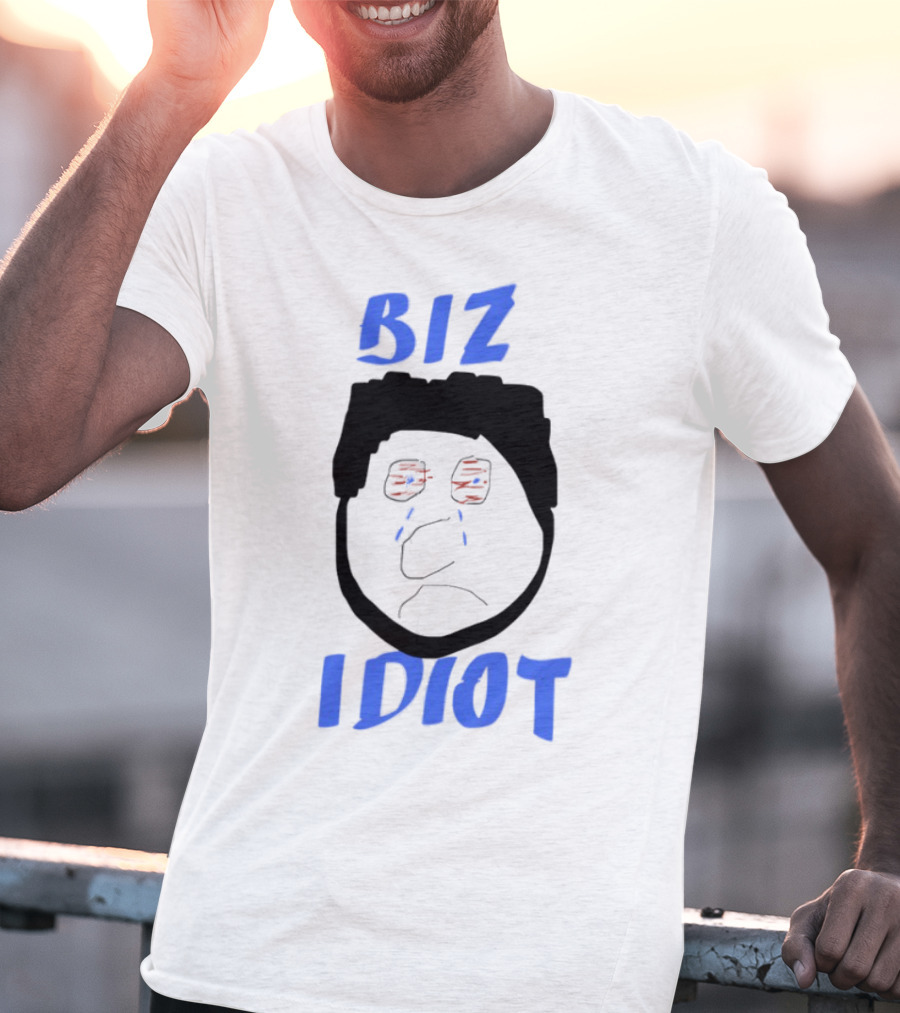 Biz Idiot Meme Renaissance Style Tears T-Shirt