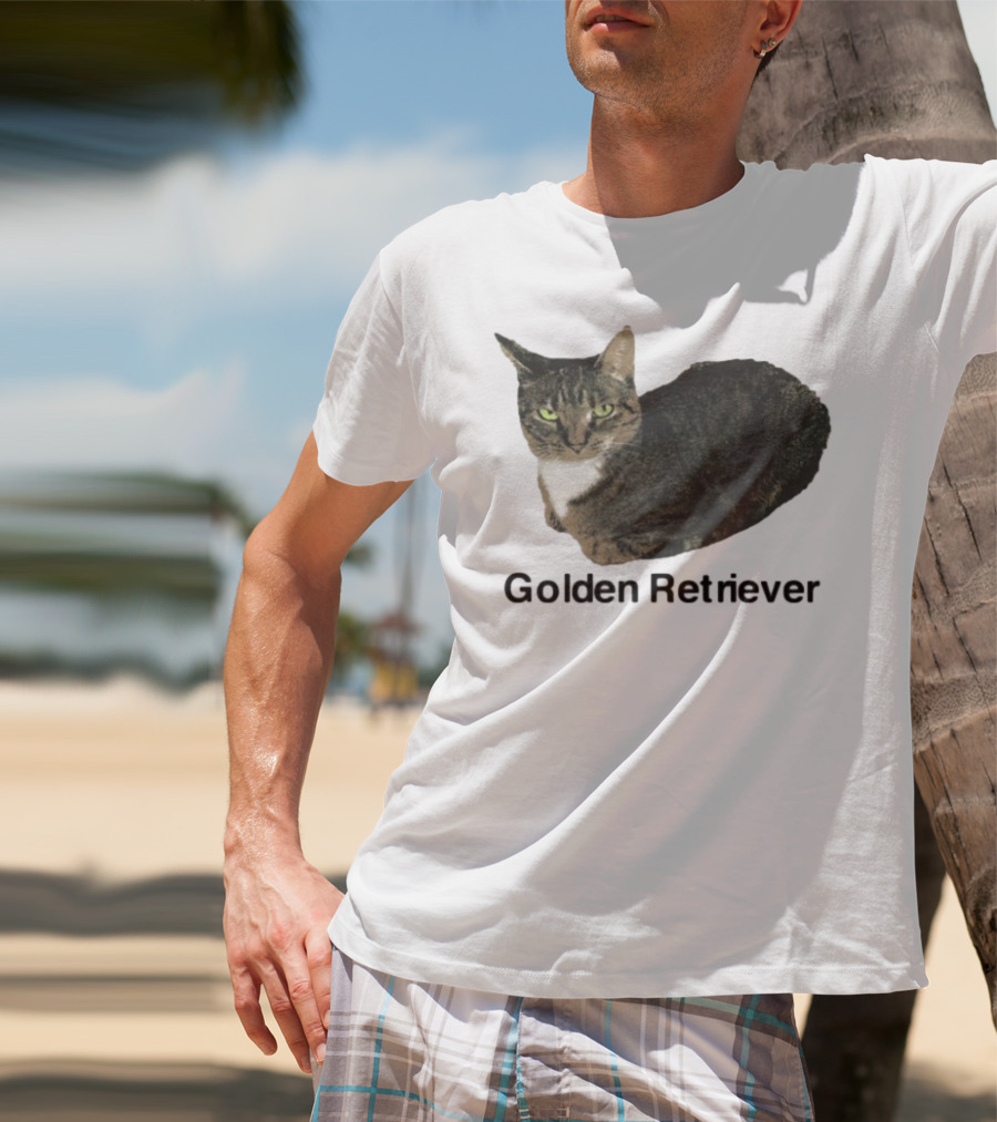Henry Johnson Cat Humor Golden Retriever Caption T-Shirt