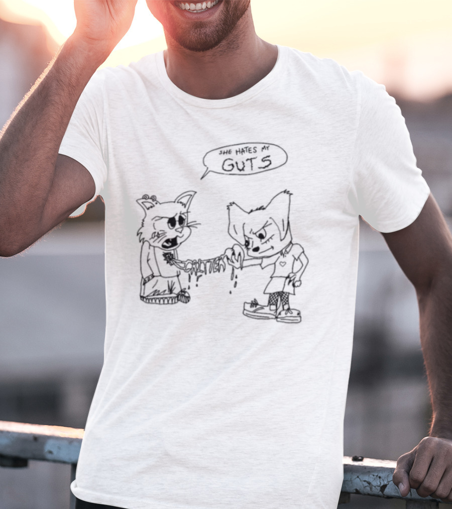 Limited Edition She Hates My Guts Wolf Character T-Shirt