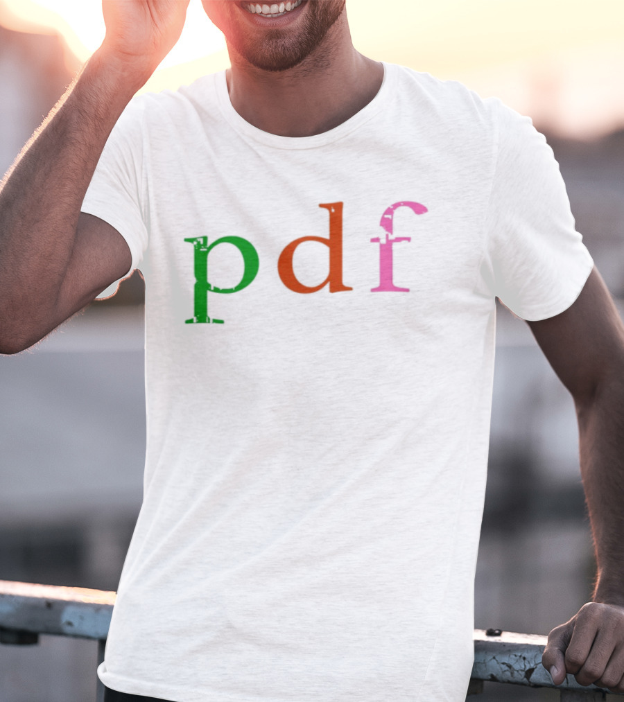 Pdf These Files Contain Confidential Multicolor Text T-Shirt
