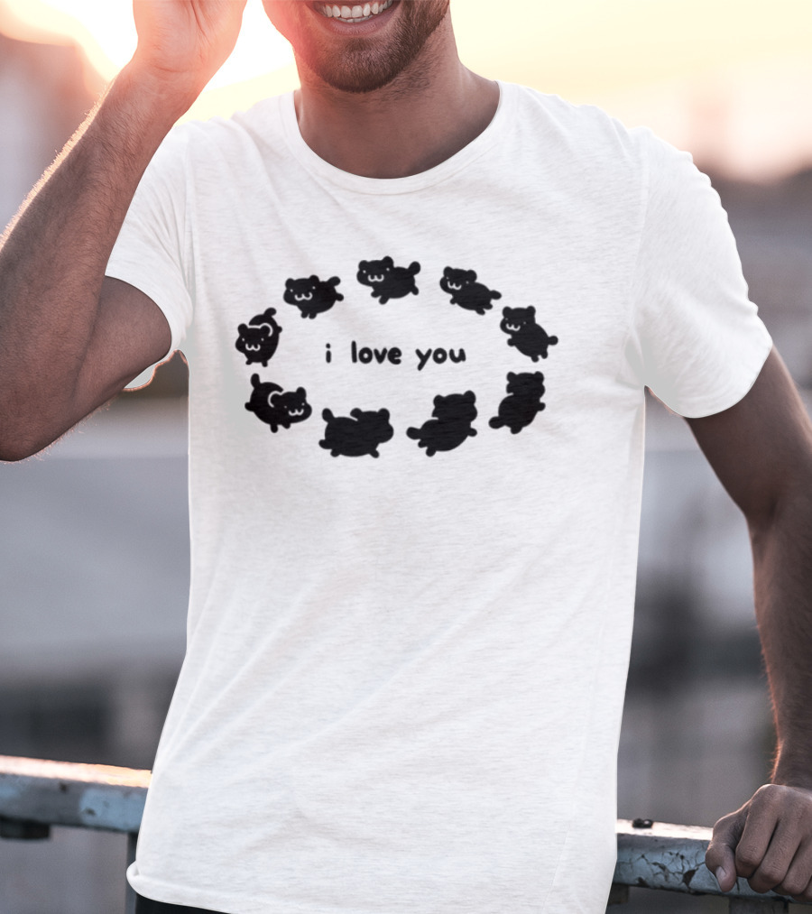 Crumb I Love You Cute Animal Circle T-Shirt
