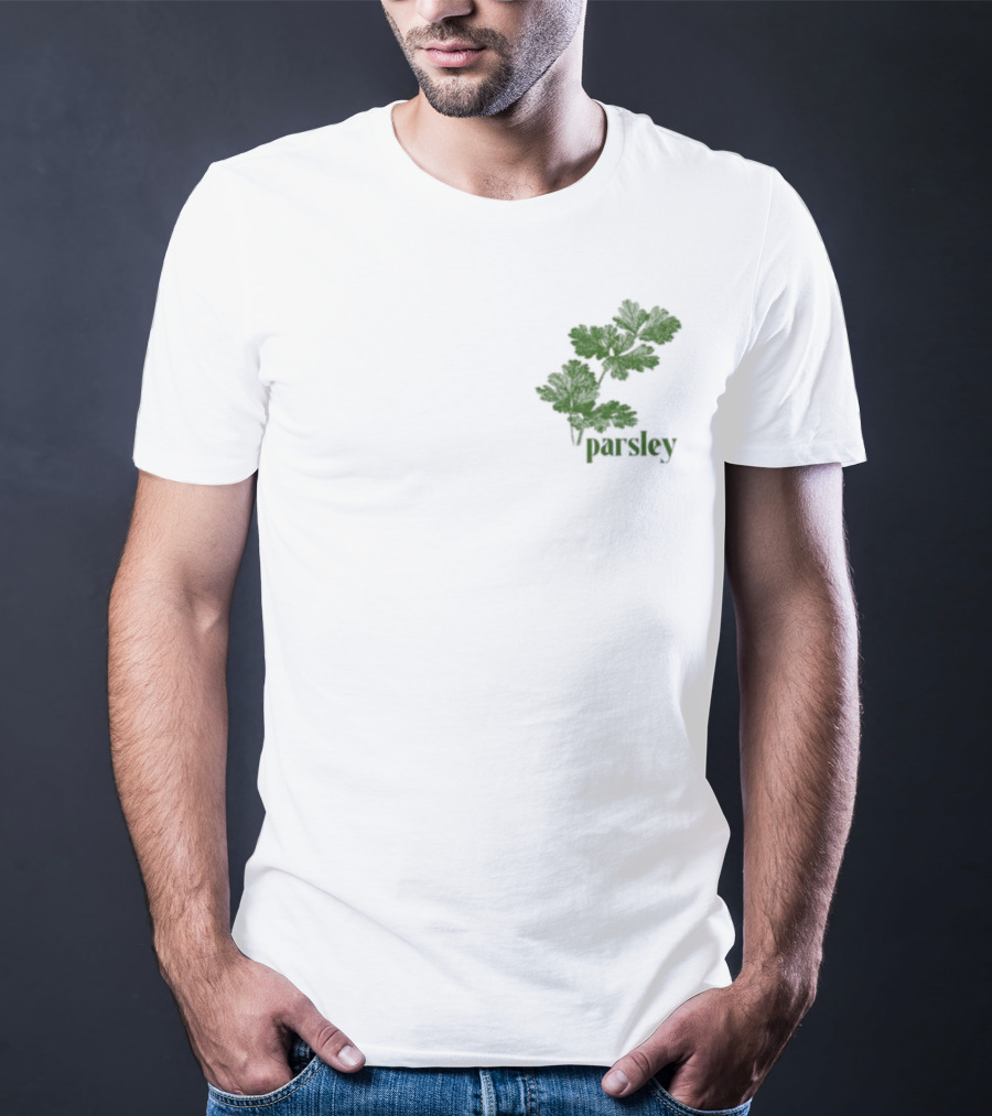 Atthemoment Green Parsley Leaves T-Shirt
