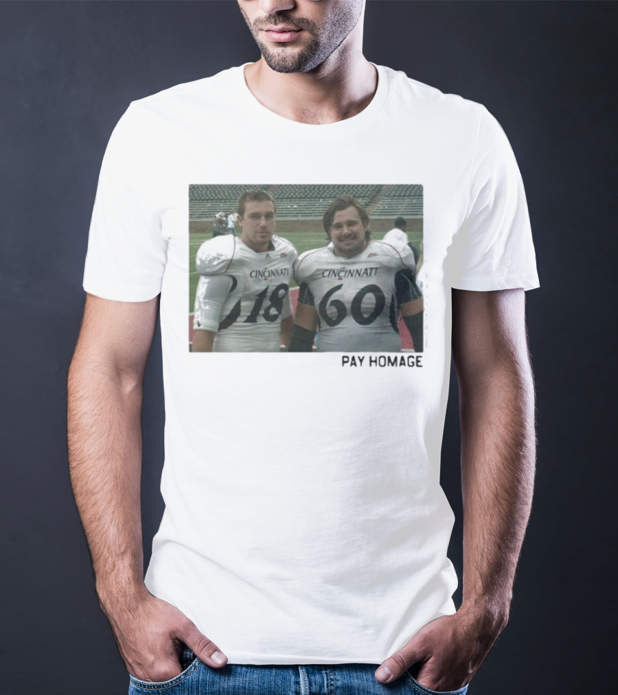 Cincinnati Bearcats Kelce Brothers Football Team Vintage Tribute T-Shirt