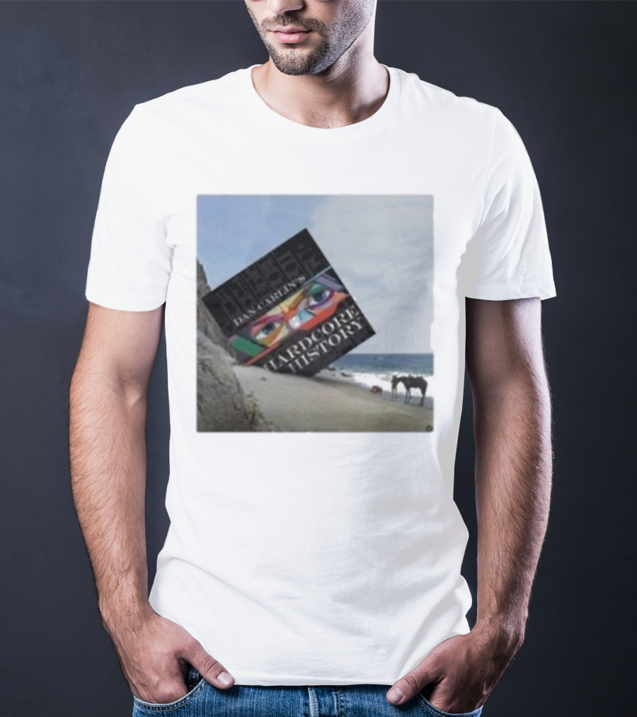 Dan Carlin Hardcore History Podcast Planet Of The Apes Beach Scene T-Shirt