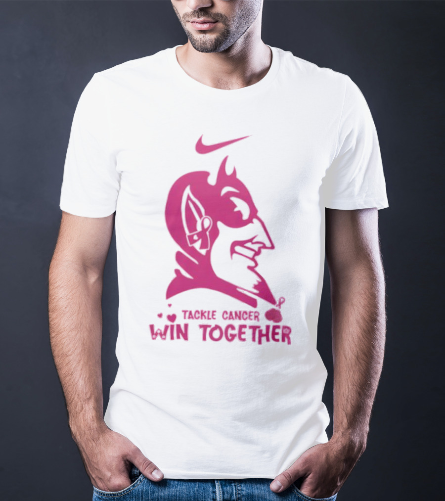 Duke Blue Devils Nike Tackle Cancer Win Together In October We Wear Pink T-Shirt