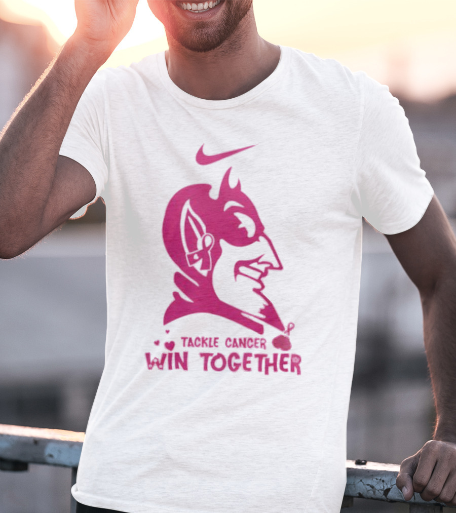 Duke Blue Devils Nike Tackle Cancer Win Together In October We Wear Pink T-Shirt