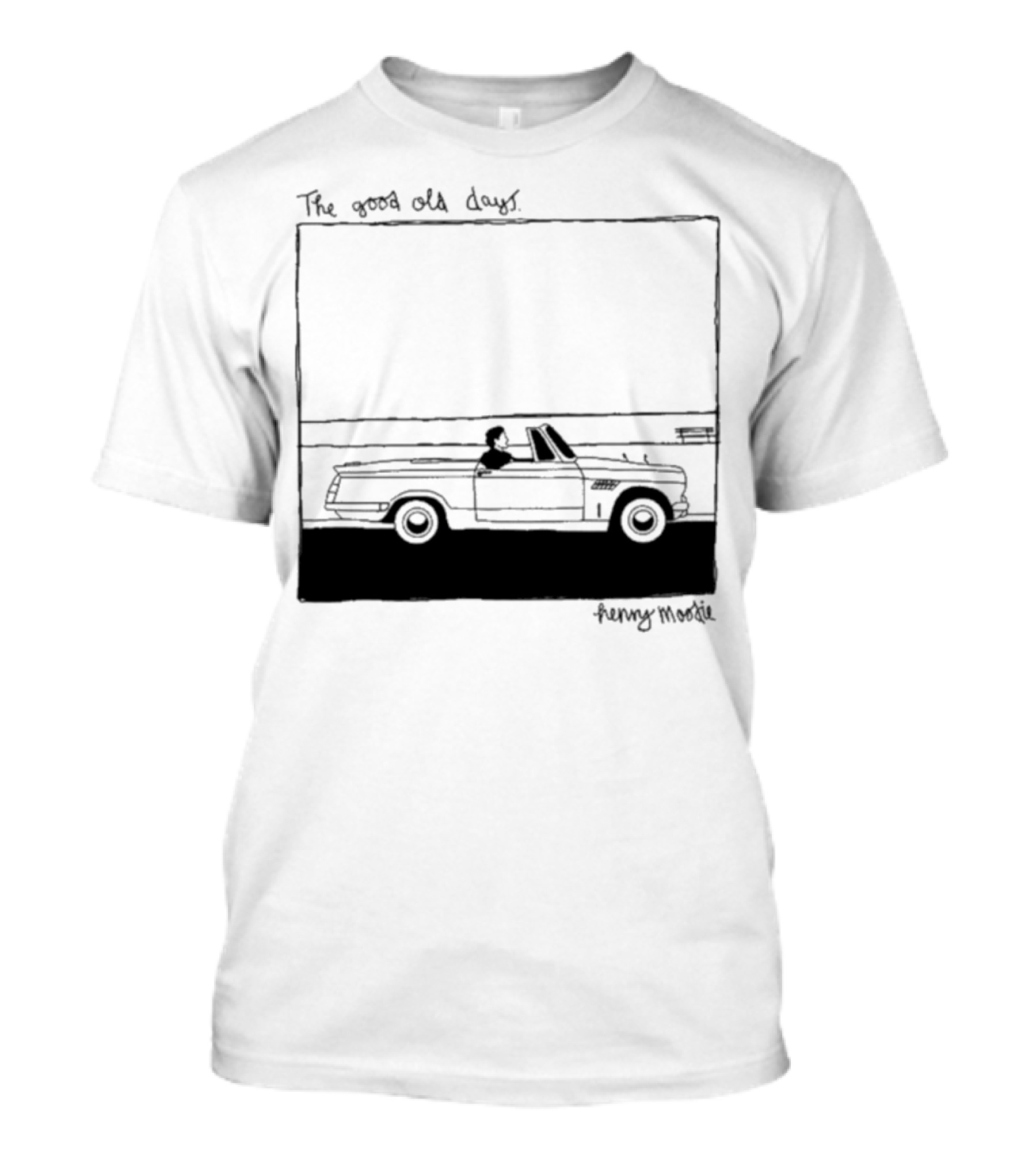 Henry Moodie The Good Old Days Nostalgic Vintage Style Music Theme T-Shirt
