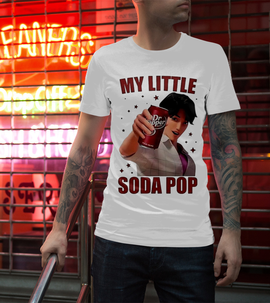 My Little Soda Pop Dr. Pepper Anime Character T-Shirt