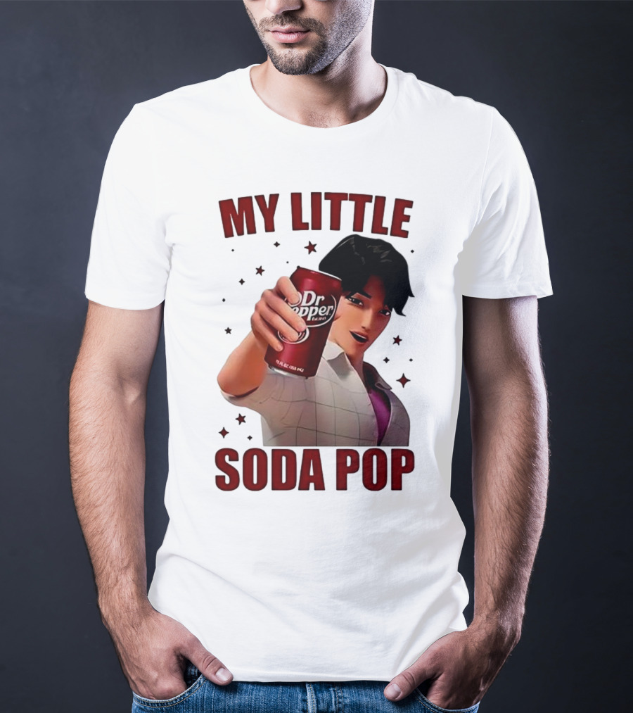 My Little Soda Pop Dr. Pepper Anime Character T-Shirt
