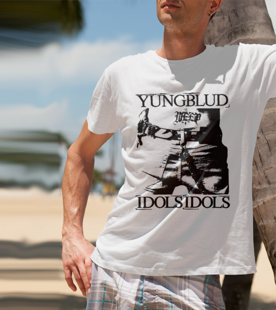 Yungblud Idolsidols Limited White Tattoo Design T-Shirt