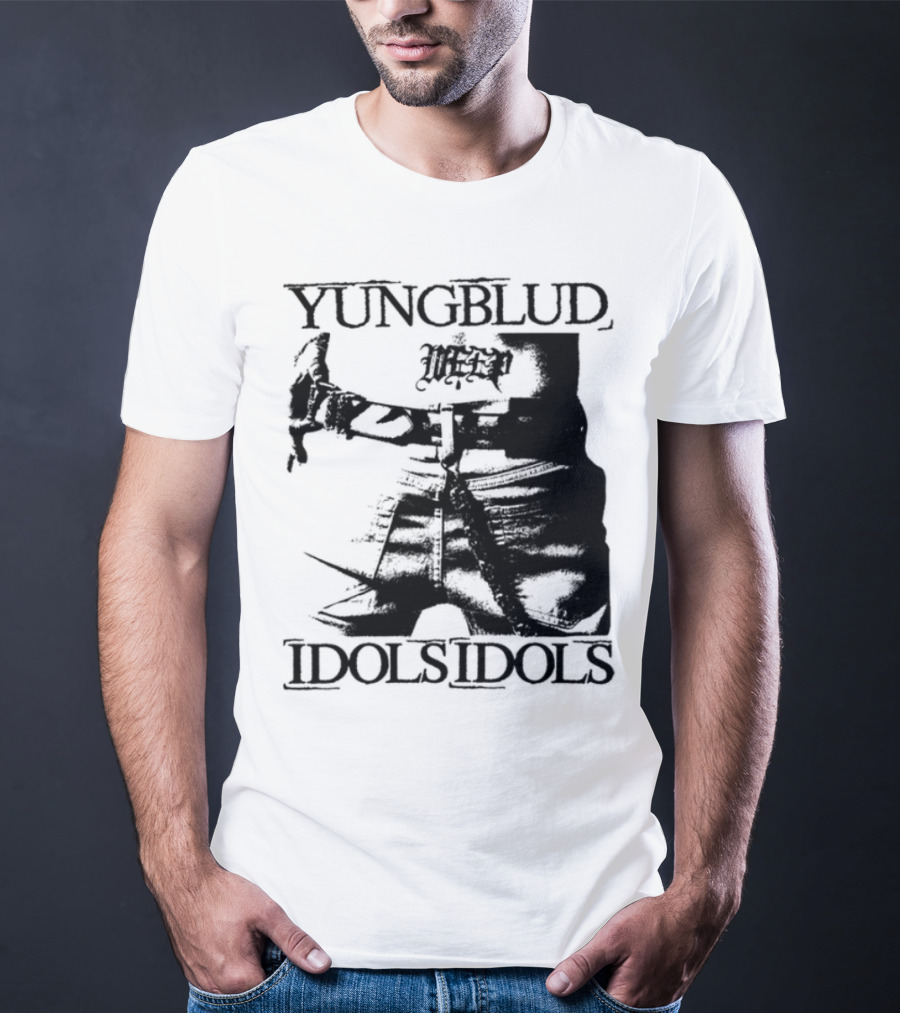 Yungblud Idolsidols Limited White Tattoo Design T-Shirt