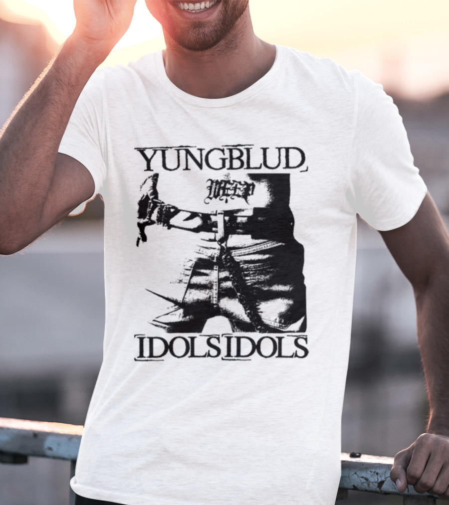 Yungblud Idolsidols Limited White Tattoo Design T-Shirt