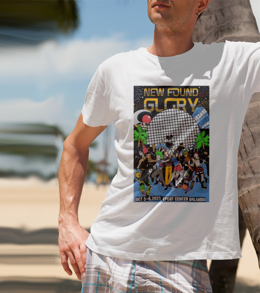 New Found Glory Epcot Center Orlando Oct 5-6 2025 Event Celebration T-Shirt