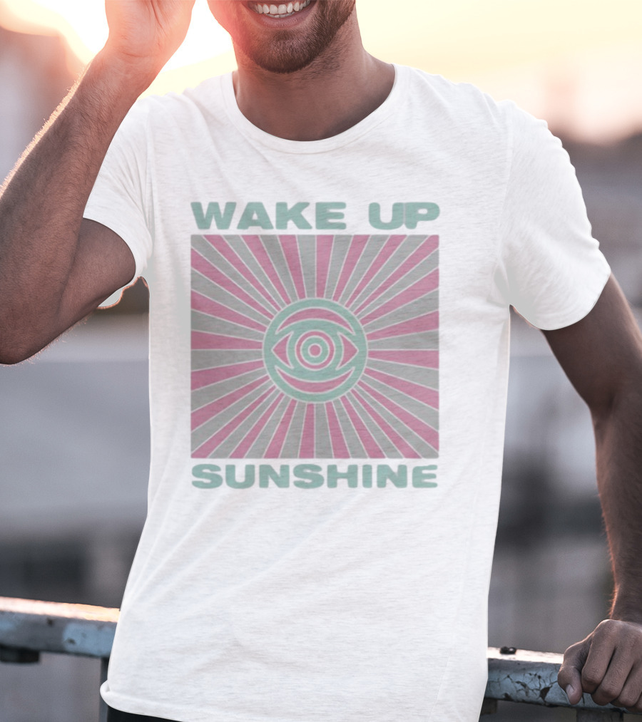 All Time Low Wake Up Sunshine Eye Rays T-Shirt
