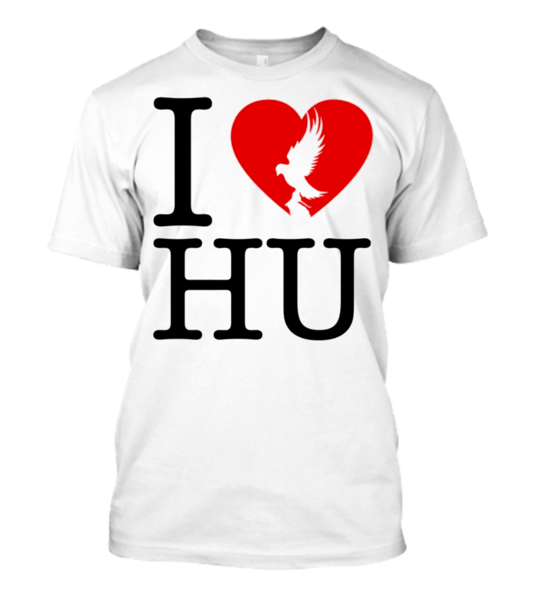 Hollywood Undead Spring 2025 I Love HU Heart And Eagle Icon T-Shirt