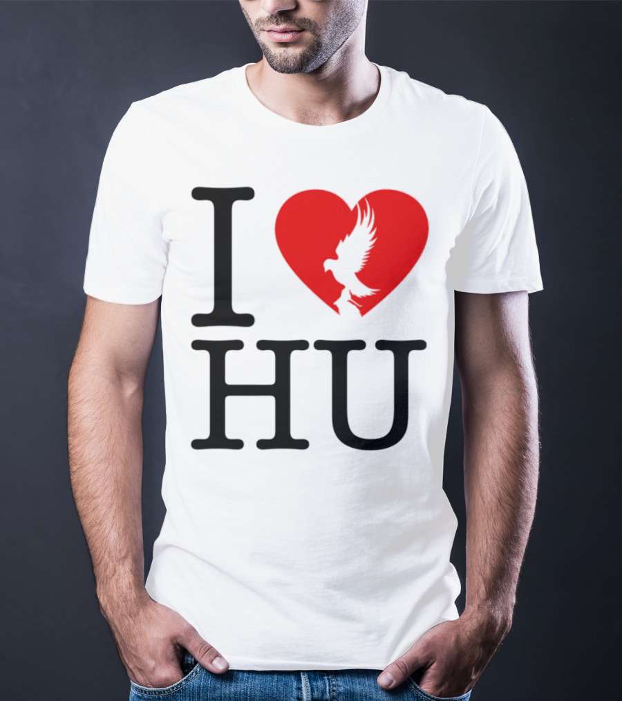 Hollywood Undead Spring 2025 I Love HU Heart And Eagle Icon T-Shirt