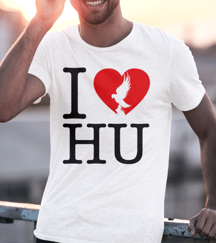 Hollywood Undead Spring 2025 I Love HU Heart And Eagle Icon T-Shirt