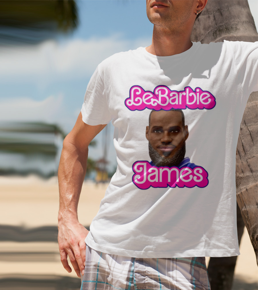 LeBarbie James Basketball Icon Parody T-Shirt