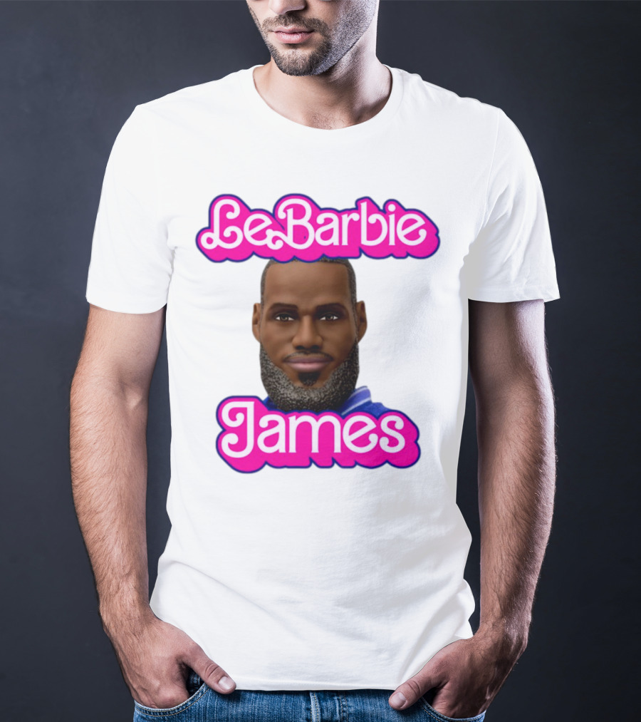 LeBarbie James Basketball Icon Parody T-Shirt