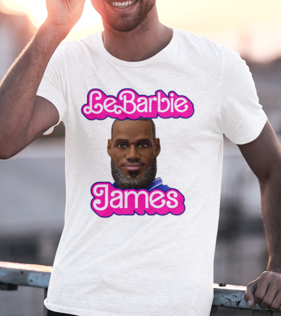 LeBarbie James Basketball Icon Parody T-Shirt