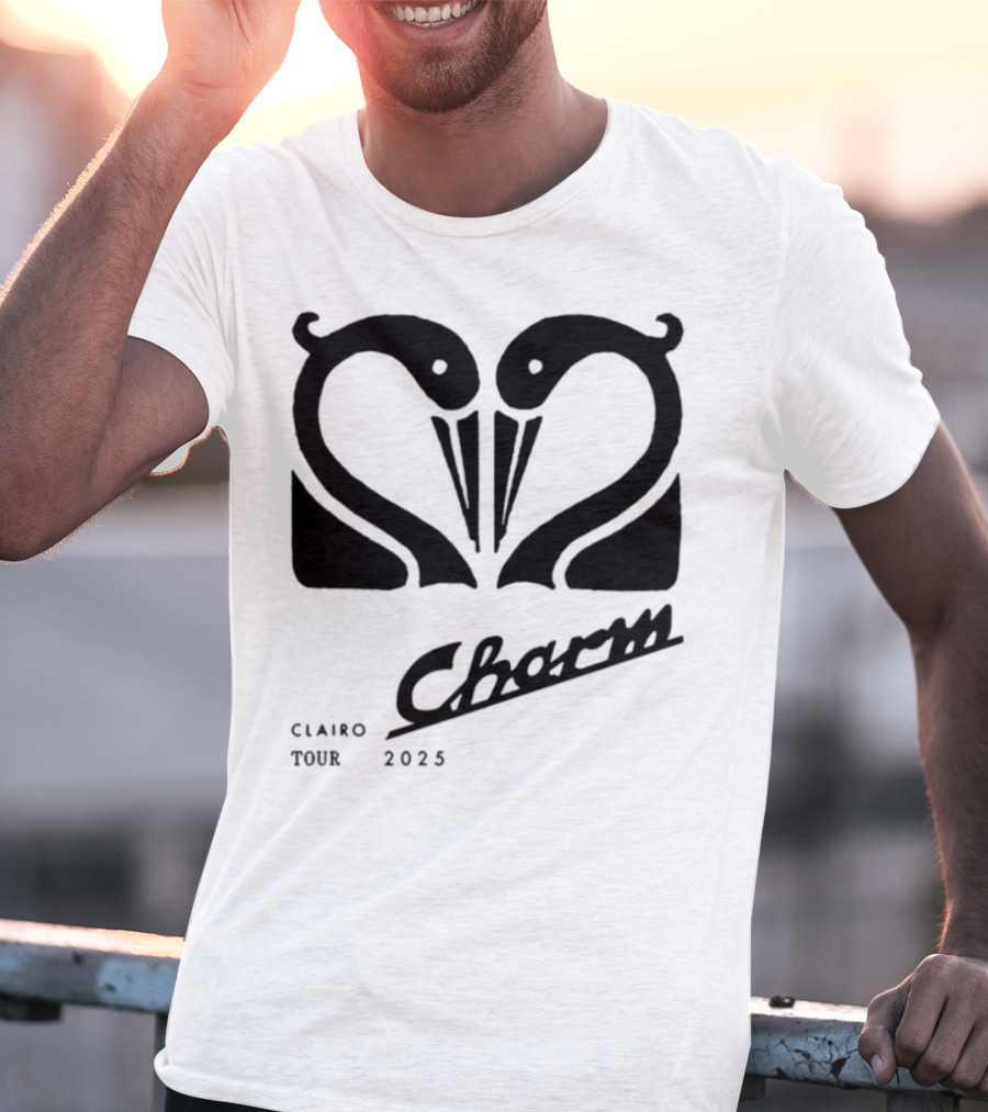 Charm Swan Europe Tour 23 Concert Aesthetic Retro Swans T-Shirt