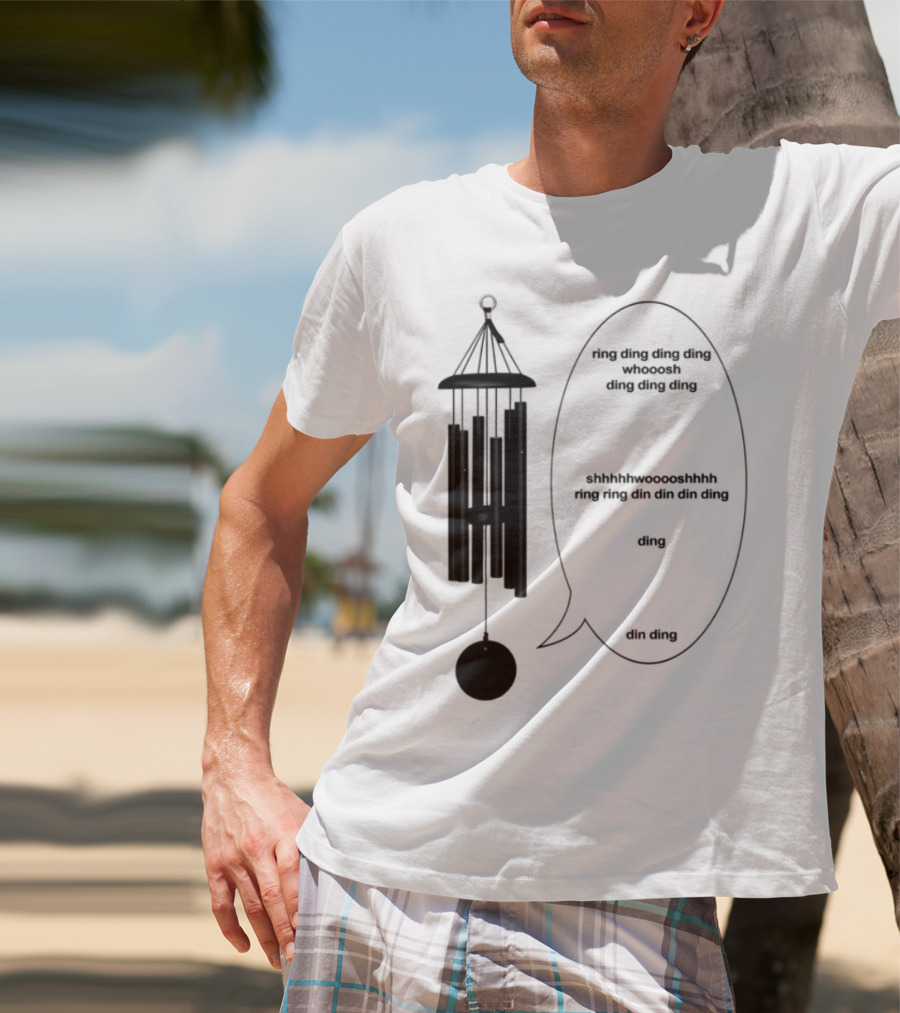 Henry Johnson Whooosh Ring Ding Ding Ding Wind Chime Sound Effect T-Shirt