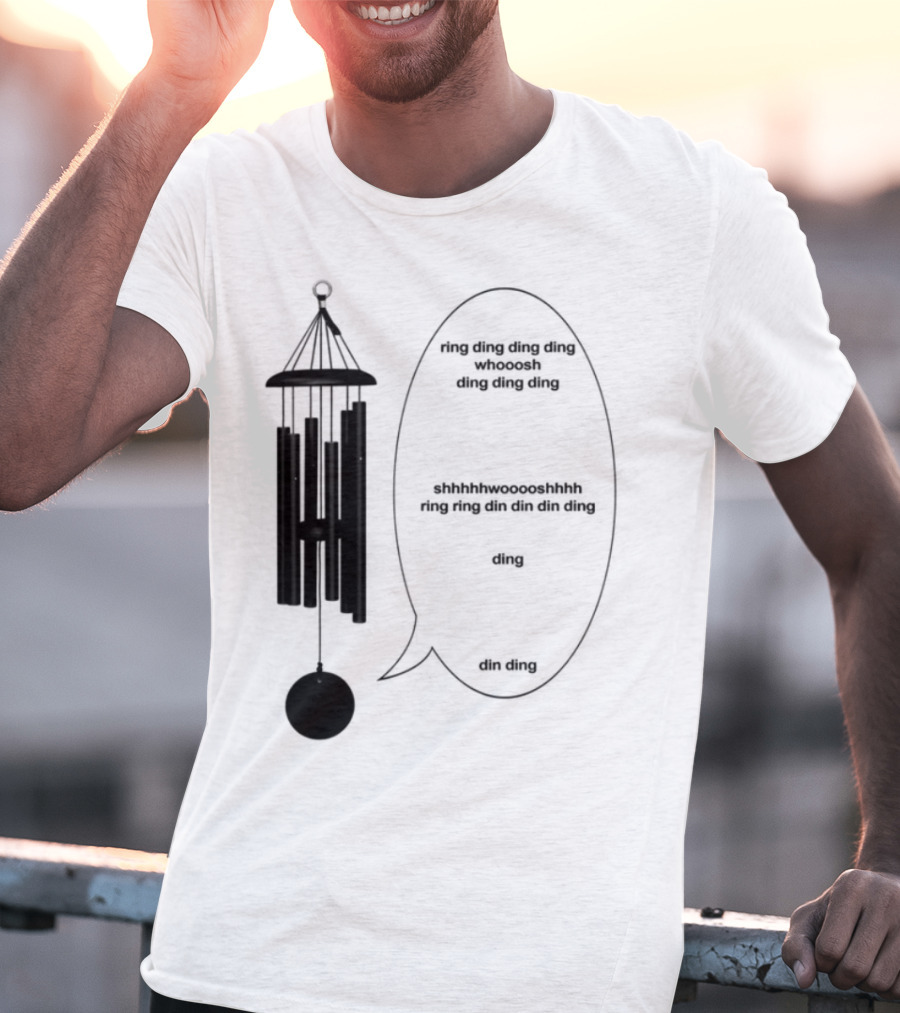 Henry Johnson Whooosh Ring Ding Ding Ding Wind Chime Sound Effect T-Shirt