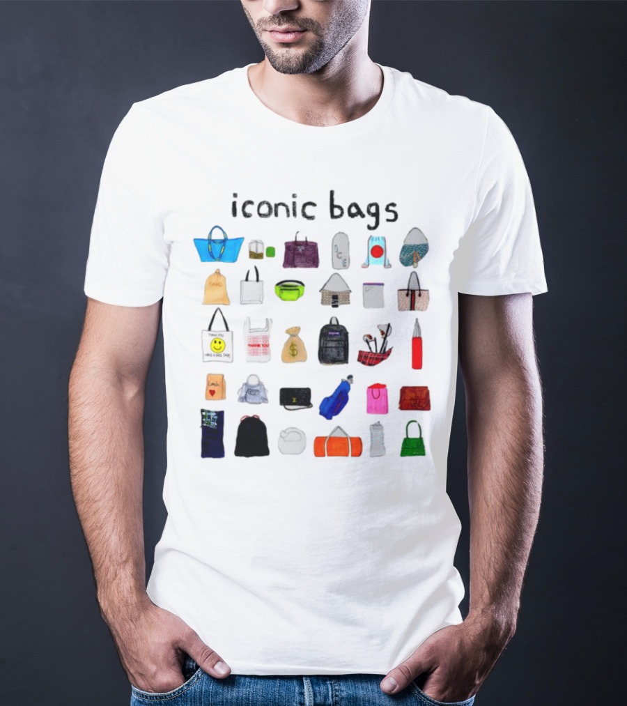 Iconic Bags Featuring Famous And Recognizable Designs And Symbols T-Shirt