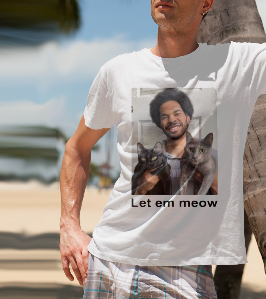 Limited Let Em Meow Jarrett Allen Cats T-Shirt