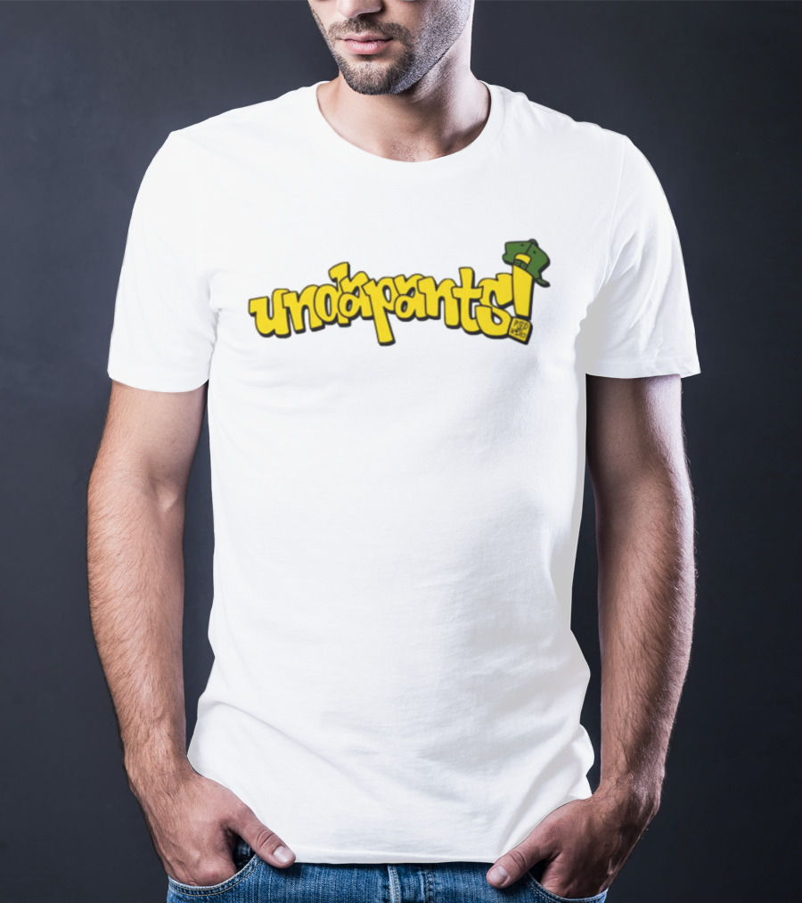 Podmeetsworldshow Undapants Retro Cartoon Style T-Shirt