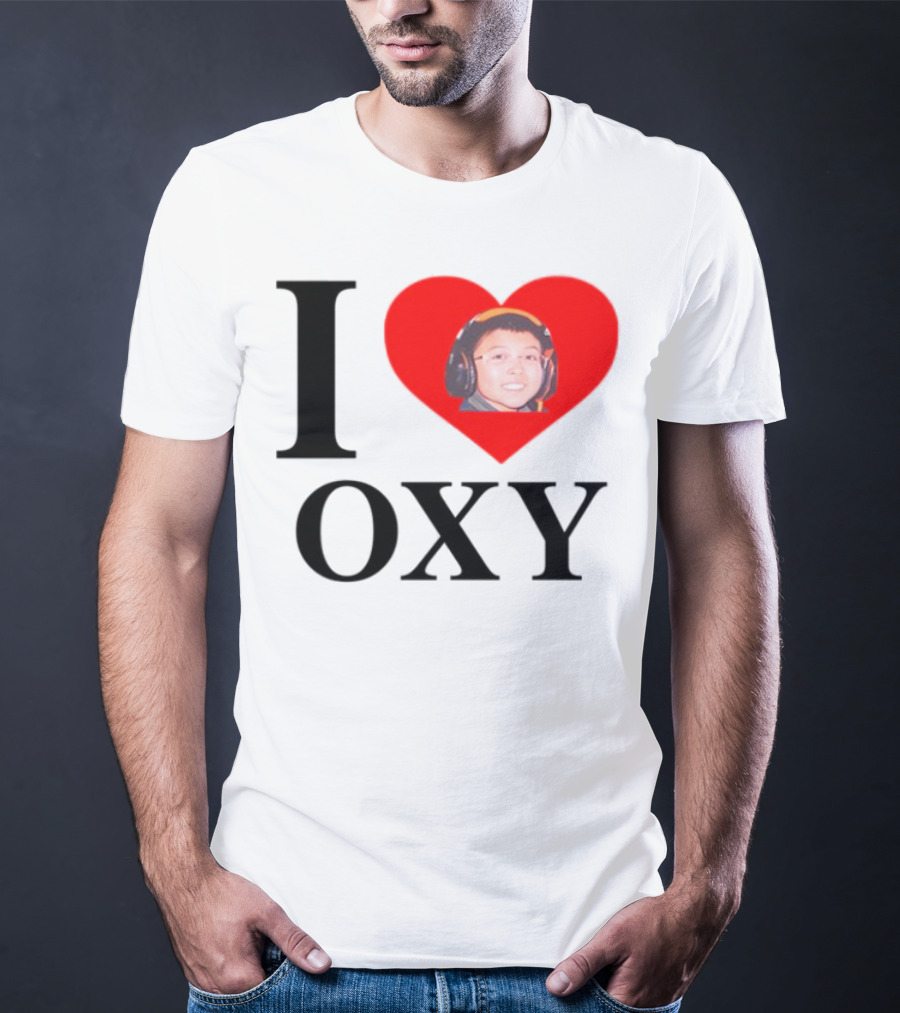 V1c I Heart Oxy Kid Headphones T-Shirt