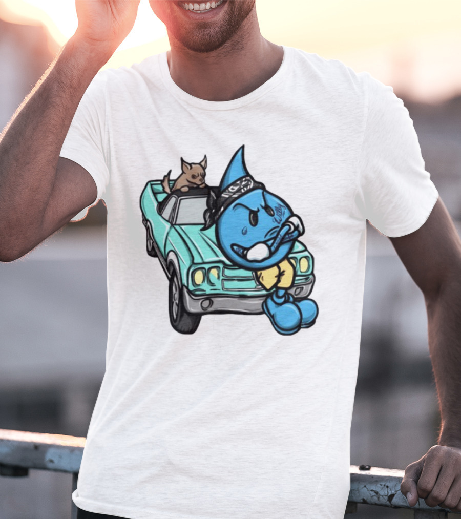 Wet Willy Homies Bandana Lowrider Vintage Car Cartoon T-Shirt