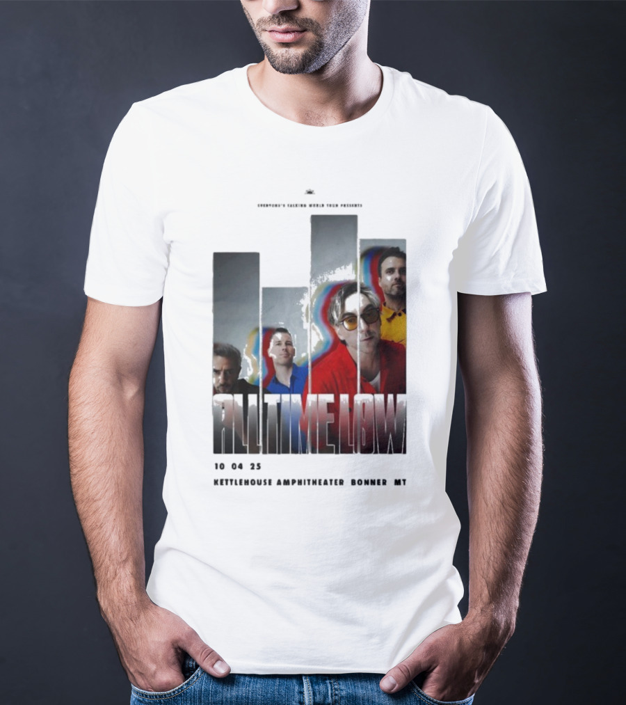 All Time Low Live 10.4.2025 KettleHouse Amphitheater Bonner MT T-Shirt