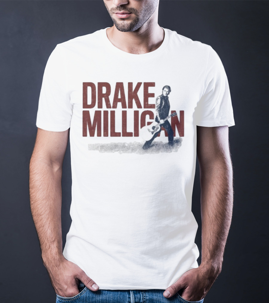 Drake Milligan Silver Guitar Photo Edition T-Shirt