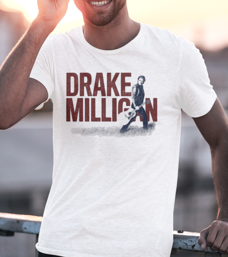 Drake Milligan Silver Guitar Photo Edition T-Shirt