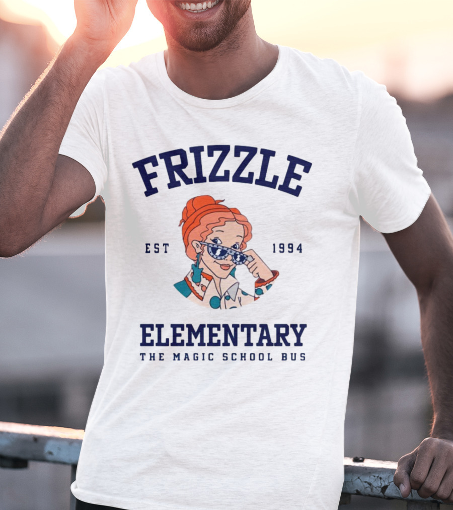 Frizzle Elementary The Magic School Bus Est 1994 Retro Style T-Shirt