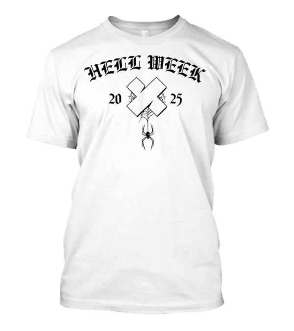 HELL WEEK 2025 CHAIN CROSS SYMBOL T-Shirt