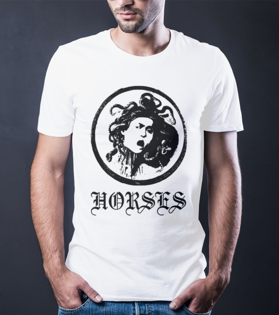 Horses Medusa Iconic Mythical Symbolism T-Shirt