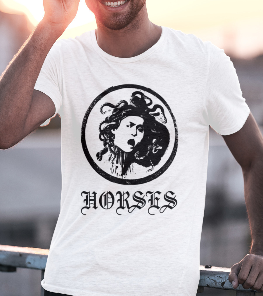 Horses Medusa Iconic Mythical Symbolism T-Shirt