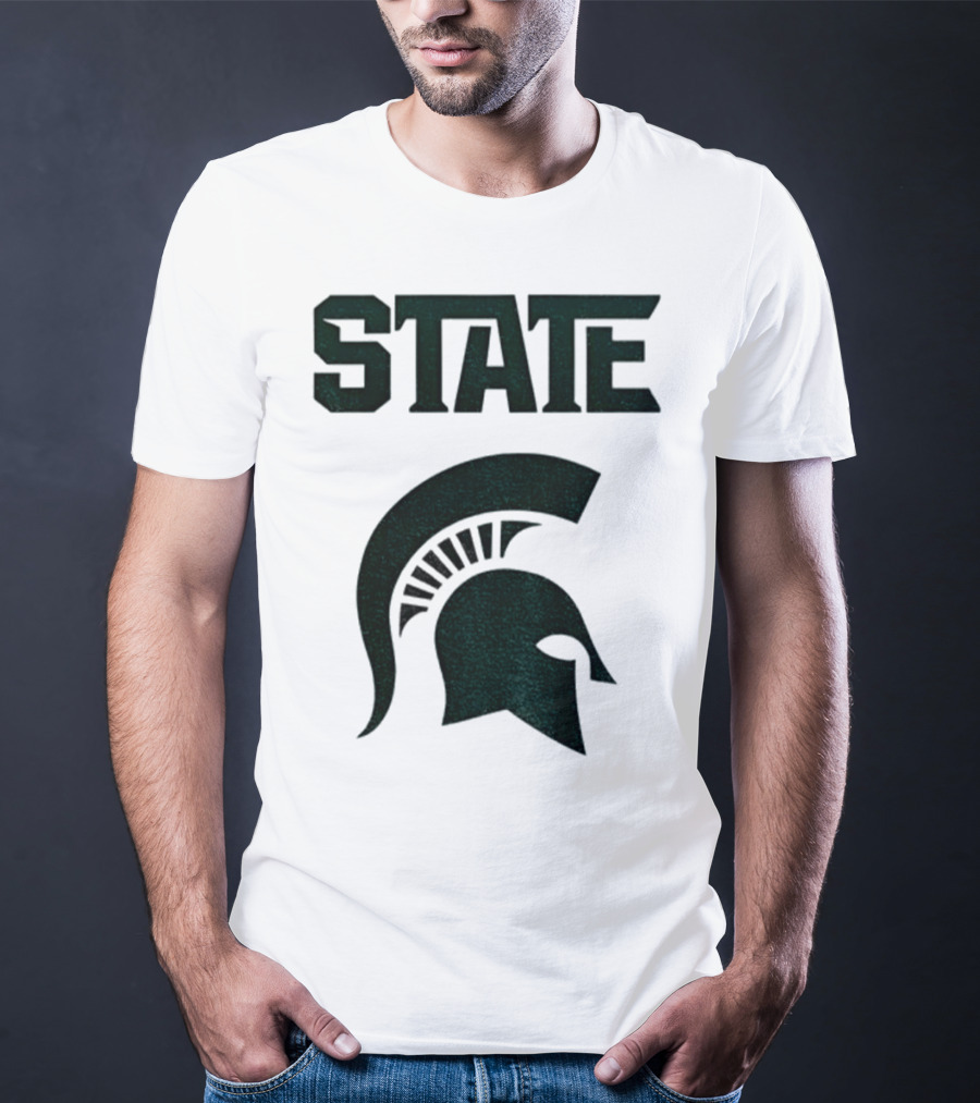 STATE Spartans Michigan Big Ten Basketball T-Shirt
