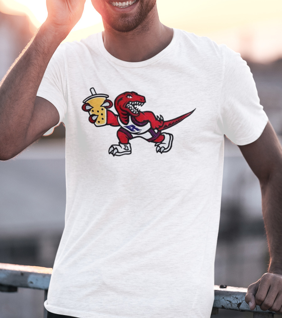 Toronto Raptors Raptor Bubble Tea NBA Basketball T-Shirt