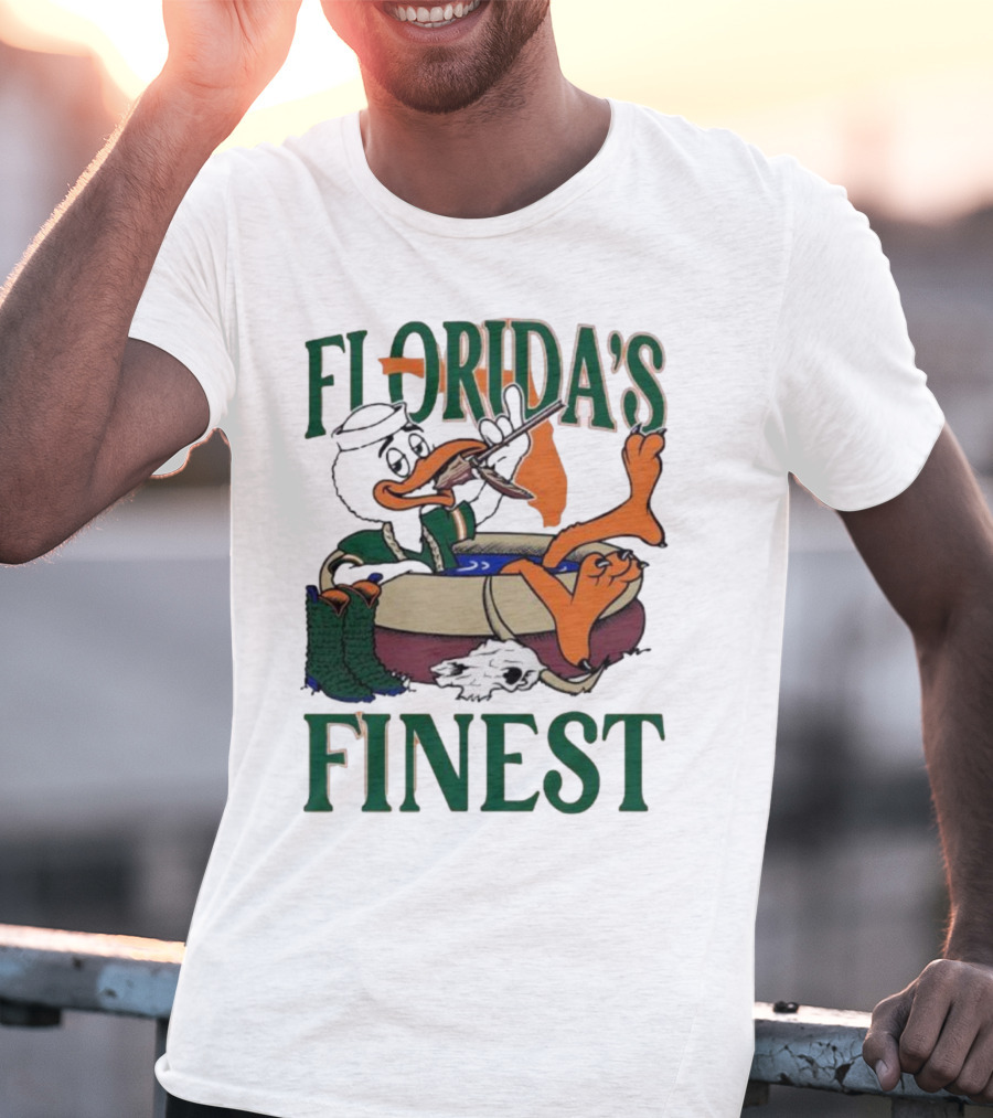 Florida’s Finest Miami Hurricanes Iconic Rivalry Victory Over Florida State Seminoles T-Shirt